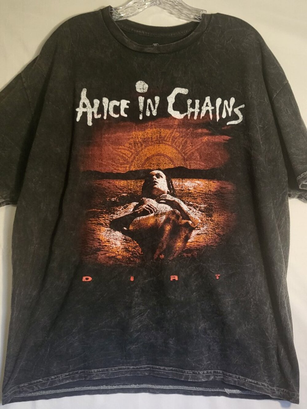 Ripple Junction Men's Alice in Chains Mineral Wash T Shirt Size XL Black NEW